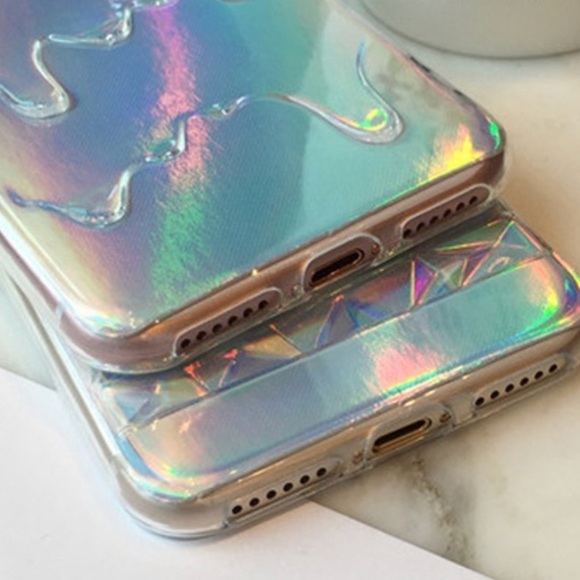 Boutique Accessories - iPhone 7 Melting Laser Holographic TPU Case NEW